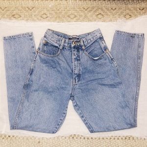 High waisted mom jeans